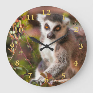 LEMUR LEISURE LARGE CLOCK