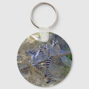 Lemur Line Keychain