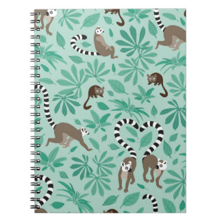 Lemur love mint leaves notebook