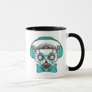 Lemur   Music Lover Mug