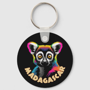 Lemur Of Madagascar Keychain