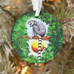 Lemur of Madagascar Ornament
