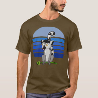Lemur Retro Blue T-Shirt