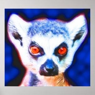*Lemur* Spirit Art Poster Print