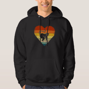 Lemur Themed Graphic For Men Women Funny Valentine Hoodie