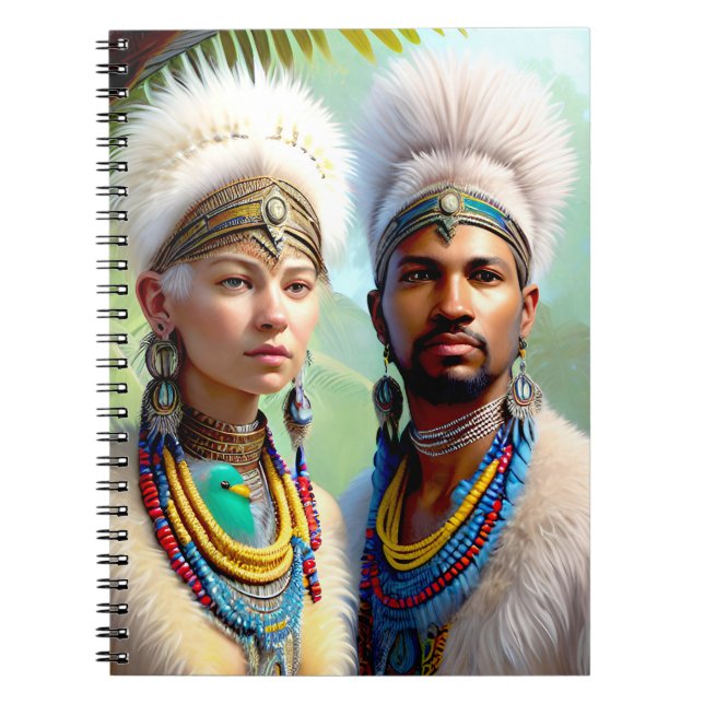 Lemurian Bird People of the Far North Notebook (Front)