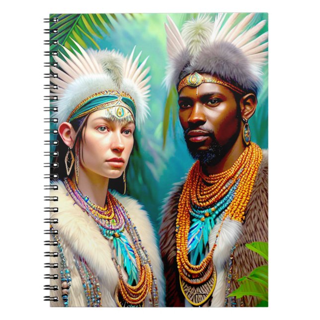 Lemurian Bird People of the Far North Notebook (Front)