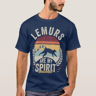 Lemurs Are My Spirit Animal Lemur vintage T-Shirt