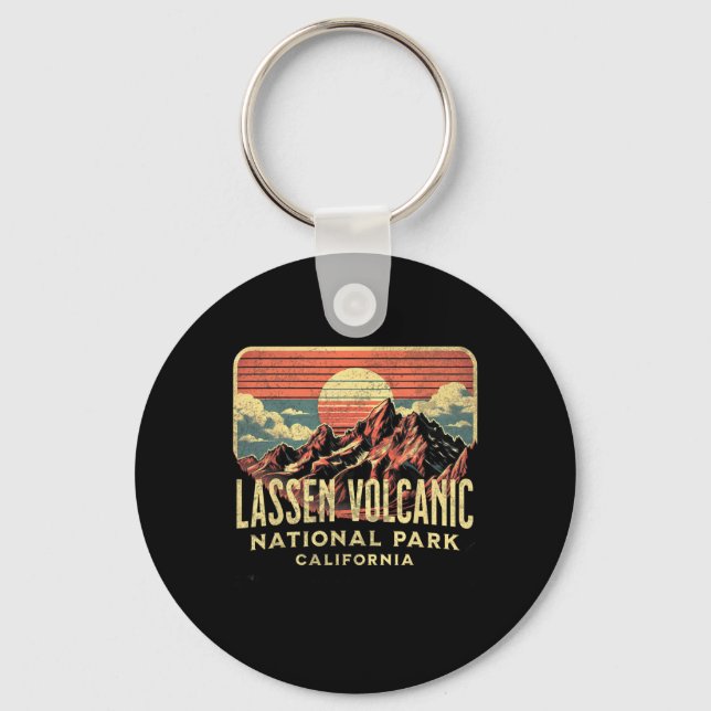 Len Volcanic National Park  Keychain (Front)