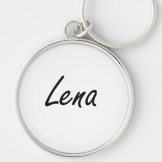 Lena artistic Name Design Keychain
