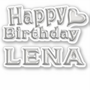 Lena Happy Birthday Autocollants