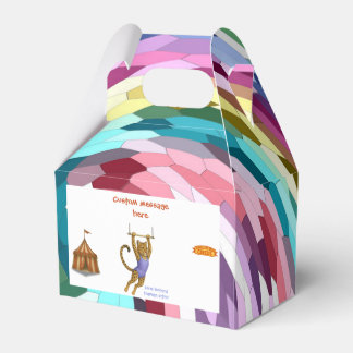 Lena Leopard trapeze artist Favor Box