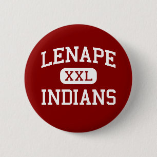 Lenape - Indians - High - Medford New Jersey 2 Inch Round Button