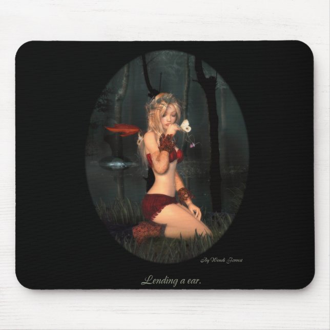 Lending a ear mouse pad (Front)
