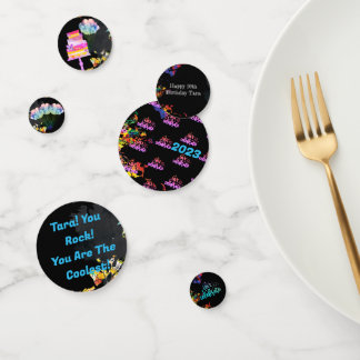 L'Endroit Le Plus Coolé Confetti Personnalisé