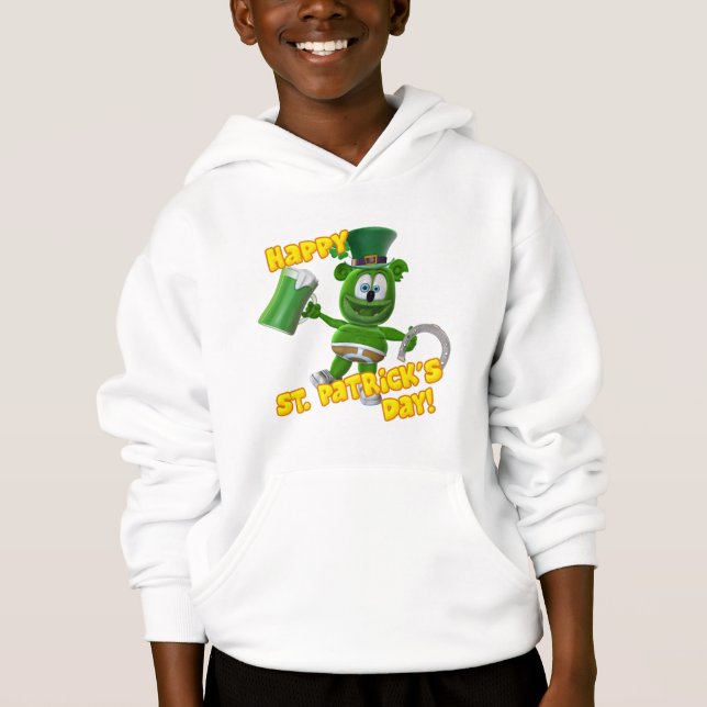 L'enfant du jour de St Patrick gommeux d'ours (Devant)