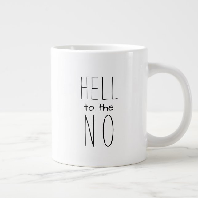 L'enfer au café NO Funny Mug (Droite)