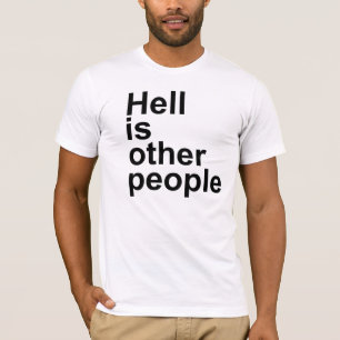 L'enfer est l'autre T-shirt de personnes [police