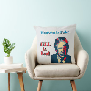 L'enfer est réel Coussin de jet