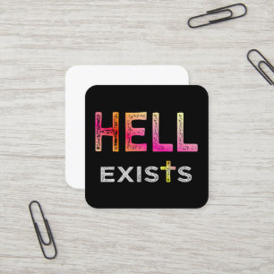 L'enfer existe Carte de visite