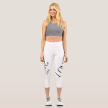 Lengging - Love Life Capri Leggings<br><div class="desc">Love in the Air - Valentine's Day Collection Celebrate love in all its forms with our "Love in the Air" Valentine's Day collection! Whether you're looking for romantic gifts, personalized cards, or charming home decor, this collection has everything you need to make Valentine’s Day special. From custom T-shirts and mugs...</div>