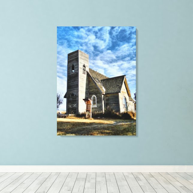 Lengthening Afternoon Shadows Canvas Print (Insitu(Wood Floor))