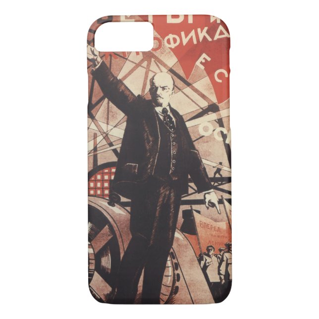 Lenin Case-Mate iPhone Case (Back)