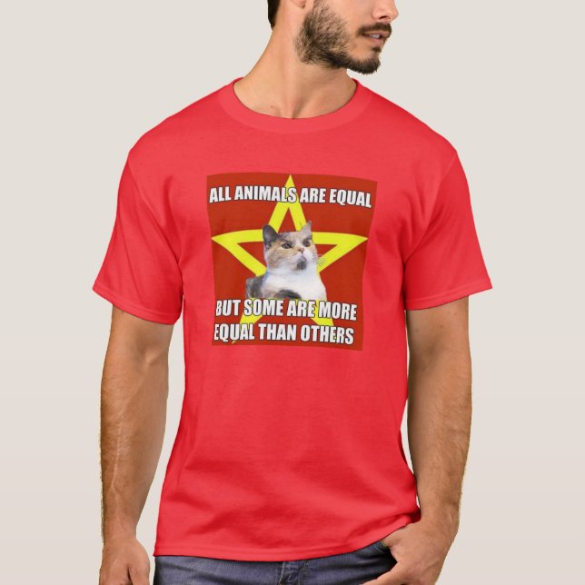 Lenin Cat T-Shirt (Front)