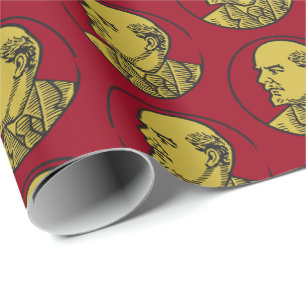 Lenin Communism Revolution Socialism Russia Wrapping Paper
