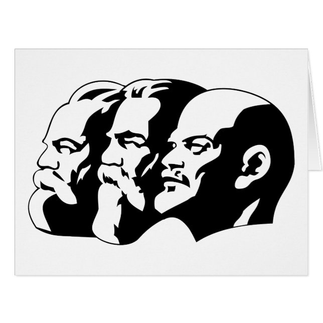 Lenin, Marx, Engels, Soviet Union, Communism (Front Horizontal)