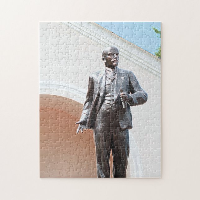 Lenin Soviet Era Monument History Jigsaw Puzzle (Vertical)