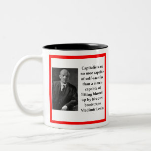 lenin Two-Tone coffee mug