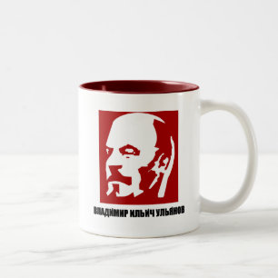 Lenin Two-Tone Coffee Mug