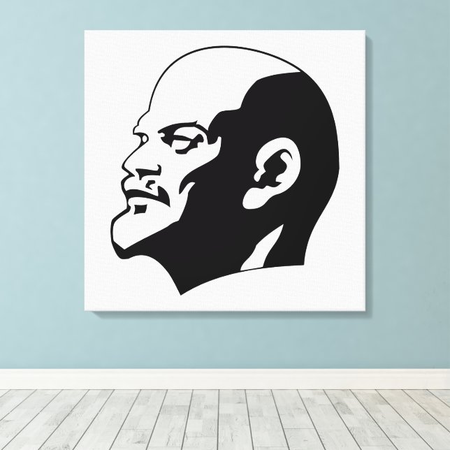Lenin, USSR, CCCP, Soviet Union, Communism Canvas Print (Insitu(Wood Floor))