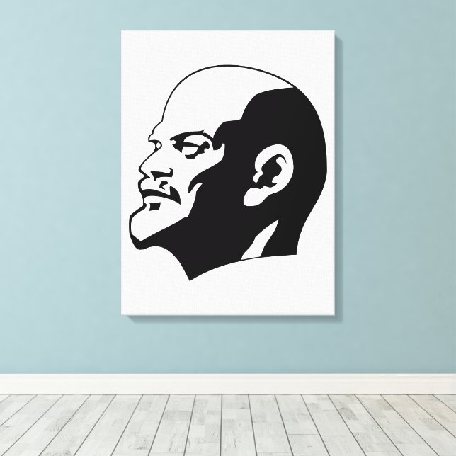 Lenin, USSR, CCCP, Soviet Union, Communism Canvas Print (Insitu(Wood Floor))