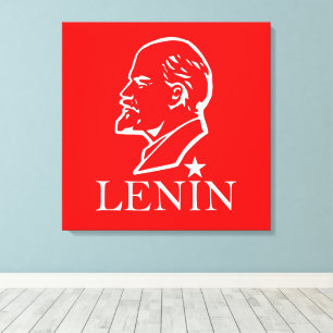 Lenin, USSR, CCCP, Soviet Union, Communism Canvas Print
