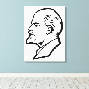 Lenin, USSR, CCCP, Soviet Union, Communism Canvas Print