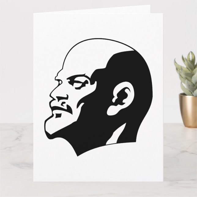 Lenin, USSR, CCCP, Soviet Union, Communism Card (Small Plant)