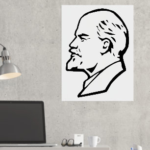 Lenin, USSR, CCCP, Soviet Union, Communism Foil Prints