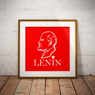 Lenin, USSR, CCCP, Soviet Union, Communism Photo Print