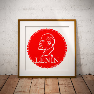 Lenin, USSR, CCCP, Soviet Union, Communism Photo Print