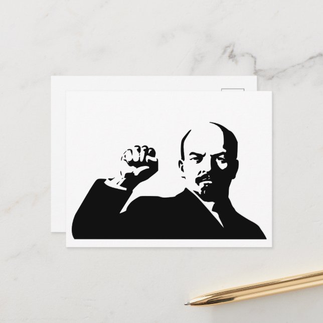 Lenin, USSR, CCCP, Soviet Union, Communism Postcard (Front/Back In Situ)