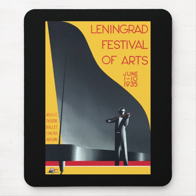 Leningrad Festival of the Arts Mouse Pad (Front)