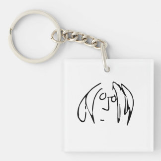 lennon self-portrait keychain
