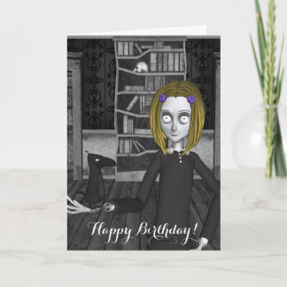 Lenore et de Raven la carte d'anniversaire plus