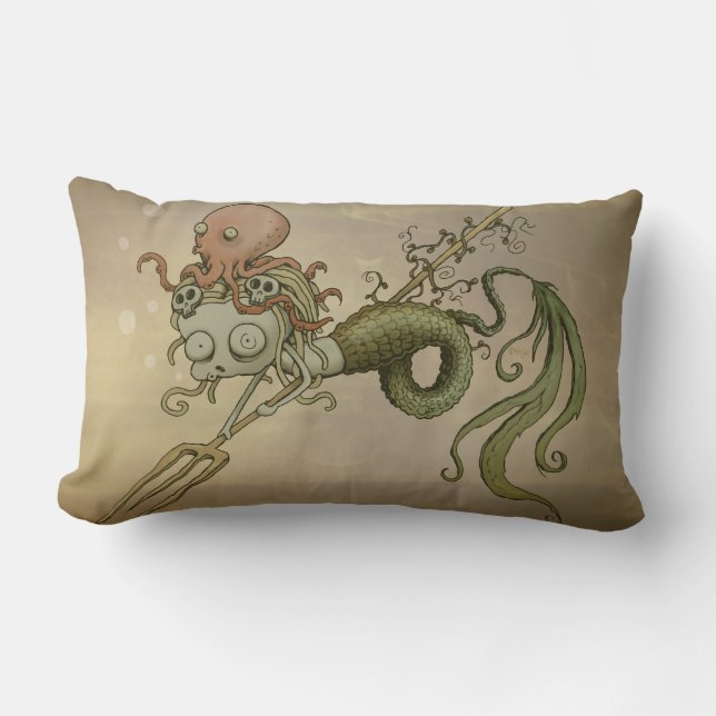 Lenore Mermaid Lumbar Pillow (Front)