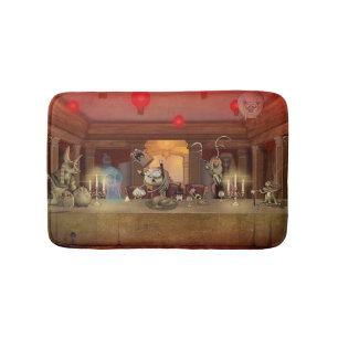 Lenore : Tapis de bain de dernier dîner