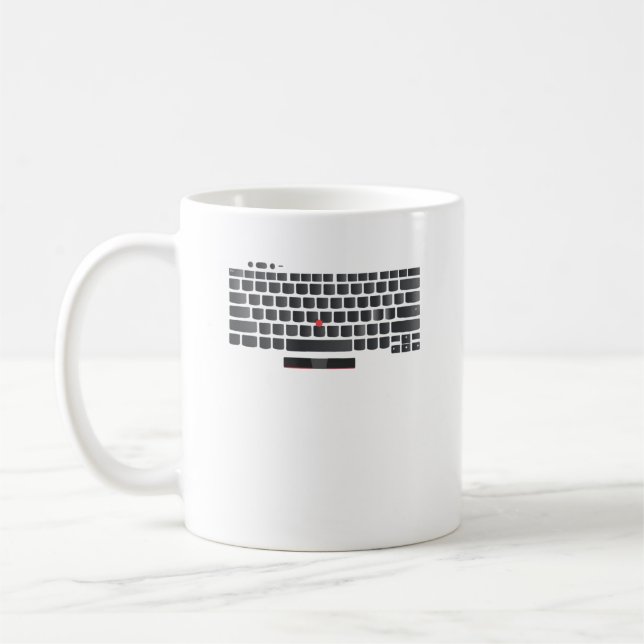 Lenovo Thinkpad keyboard layout mug (Left)
