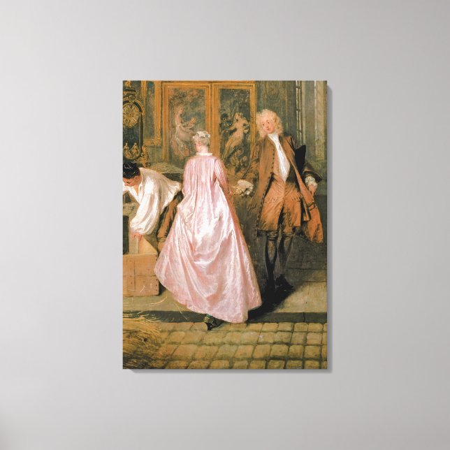 L'Enseigne de Gersaint, 1720 Canvas Print (Front)