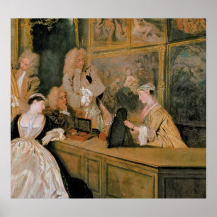 L'Enseigne de Gersaint, 1720 Poster